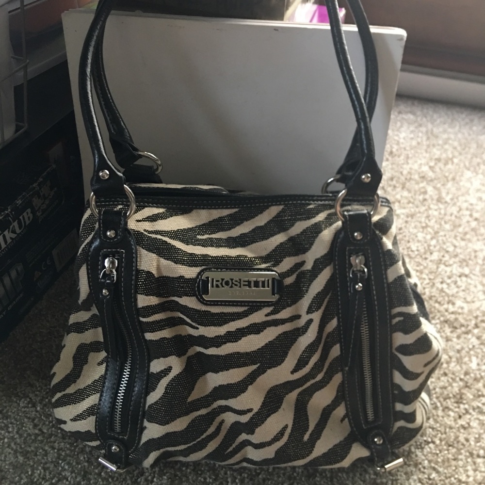 Animal print handbag